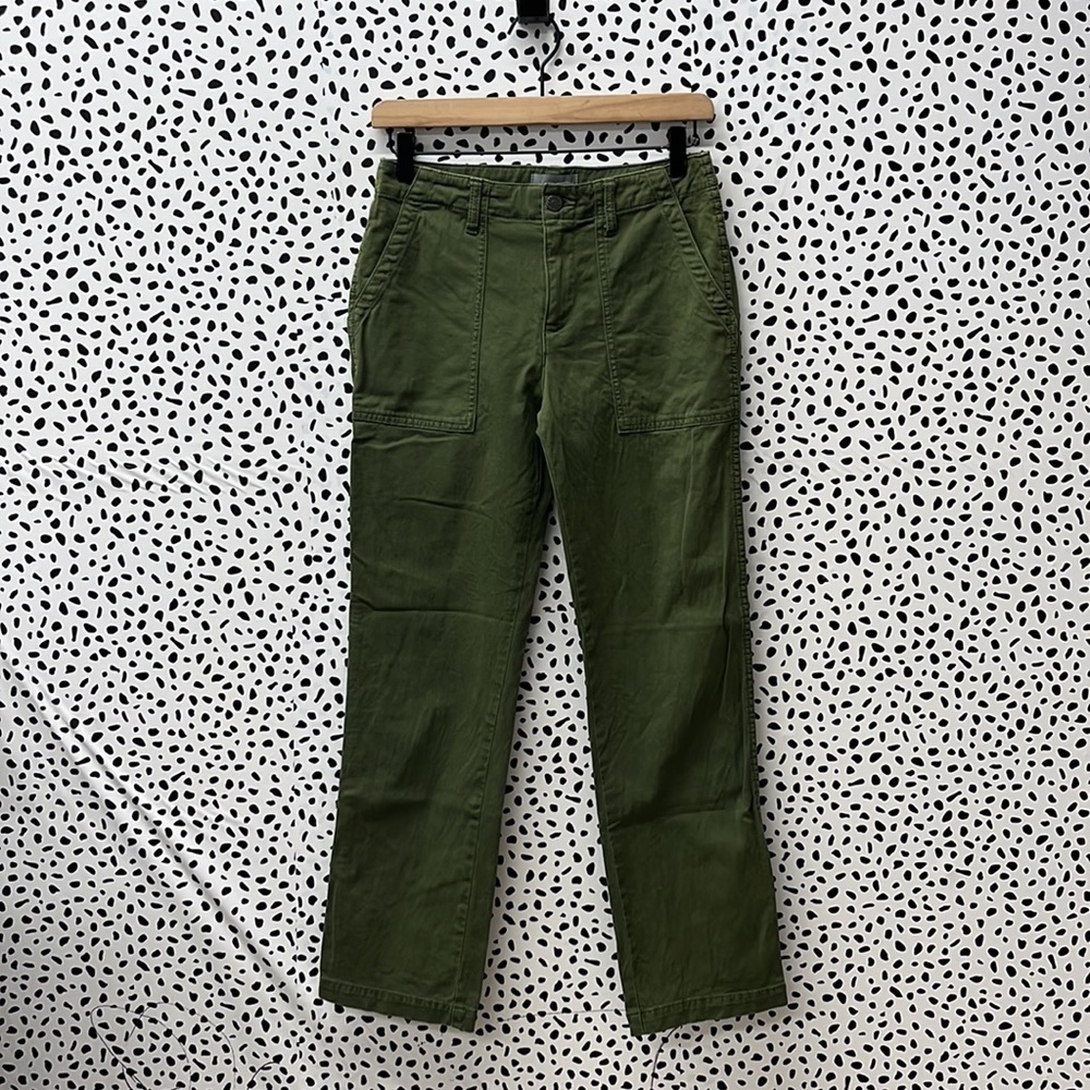Boyish Green Utility Straight Leg Pants